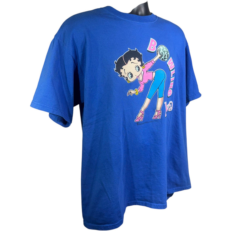 Vintage Betty Boop Bowling Diva Graphic Tee