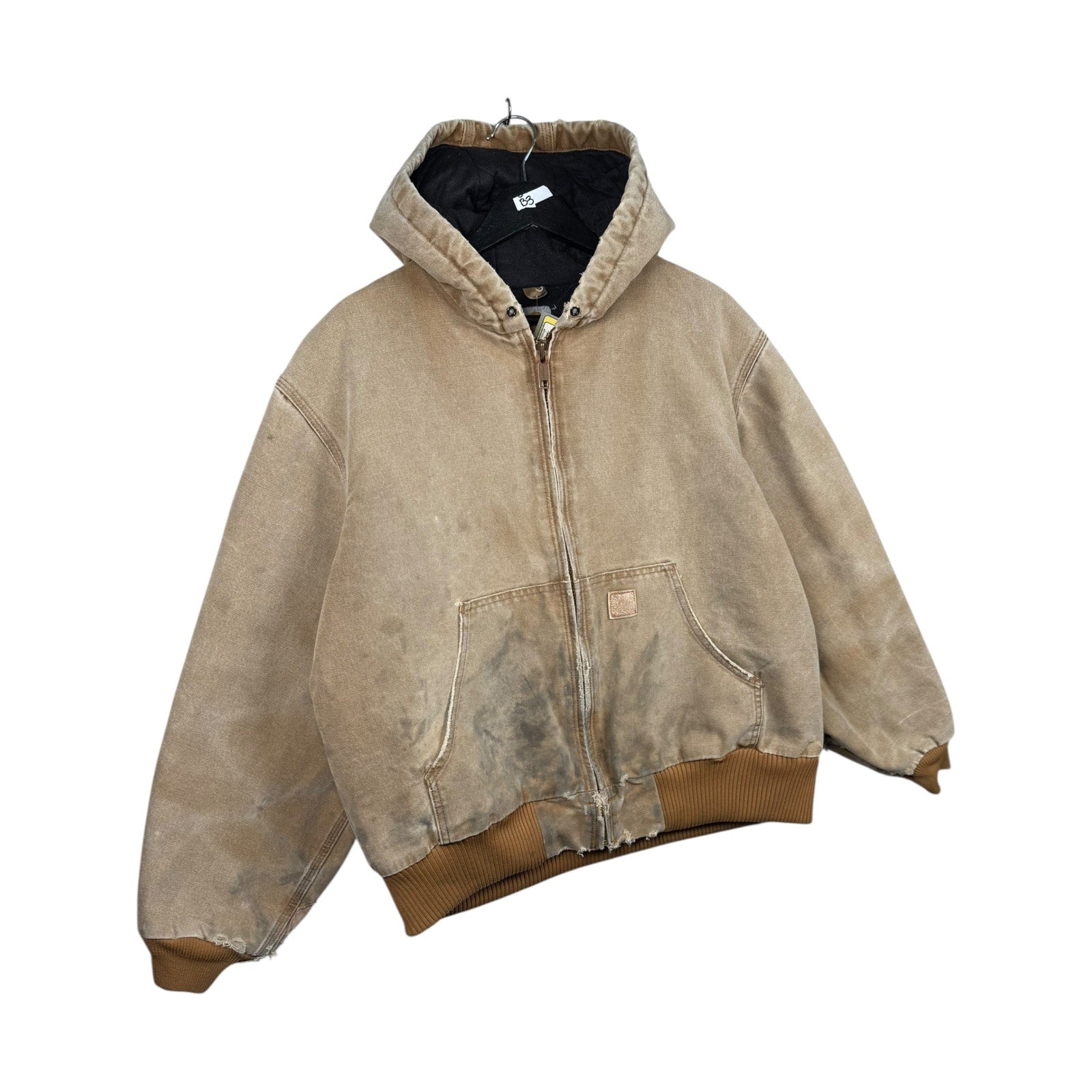Vintage Carhartt Canvas Hooded Work Jacket