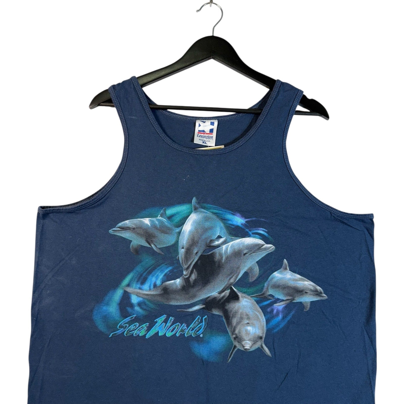 Vintage Sea World Dolphins Tank Top