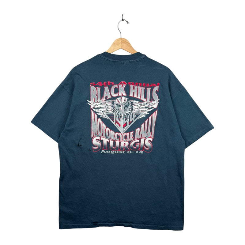 Vintage Motorcycle Rally Biker Eagle Graphic T-Shirt