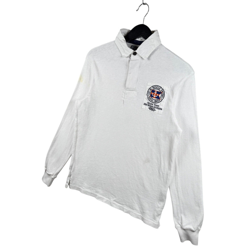 Vintage Polo Ralph Lauren US Rescue Patrol Recon Long Sleeve Polo