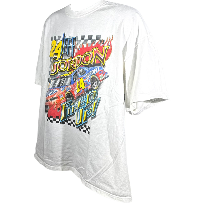 Vintage NASCAR "Feel The Heat" Jeff Gordon #24 Racing Tee