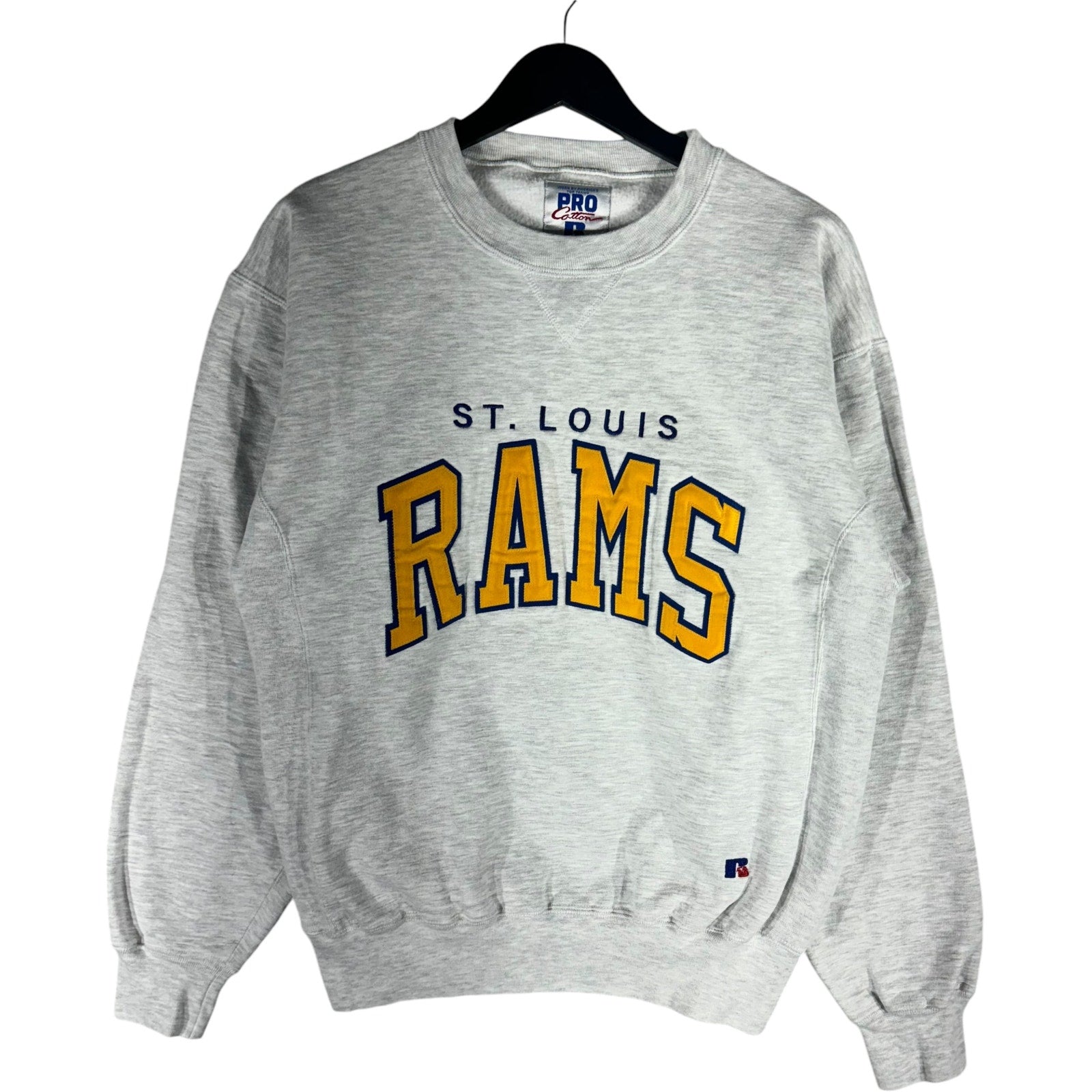 Vintage NFL St. Louis Rams Embroidered Crewneck