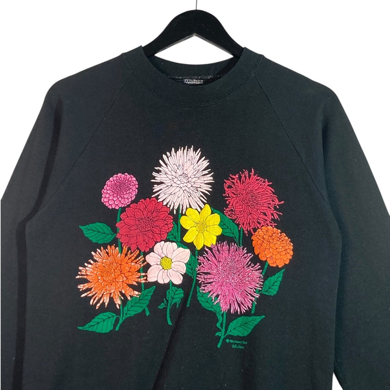 Vintage Wild Oaks Floral Botanical Graphic Crewneck
