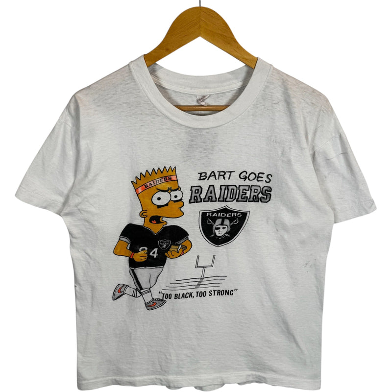 Vintage Oakland Raiders Bart Simpson Tee
