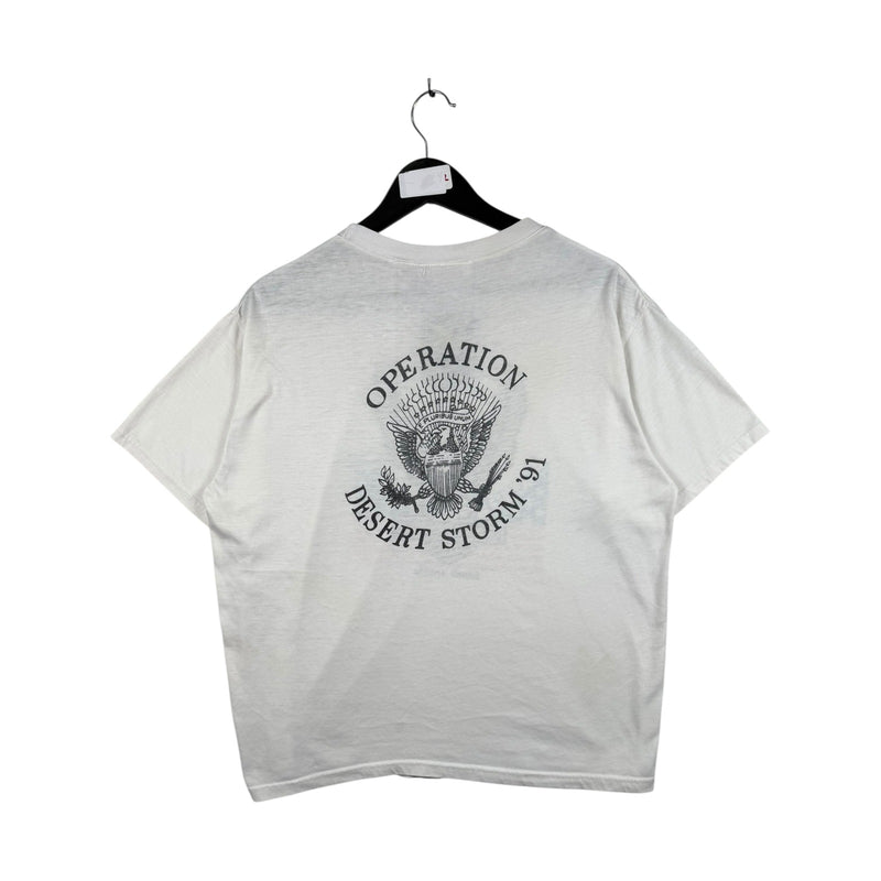 Vintage Harley Davidson Desert Storm Saudi Eagle T-Shirt