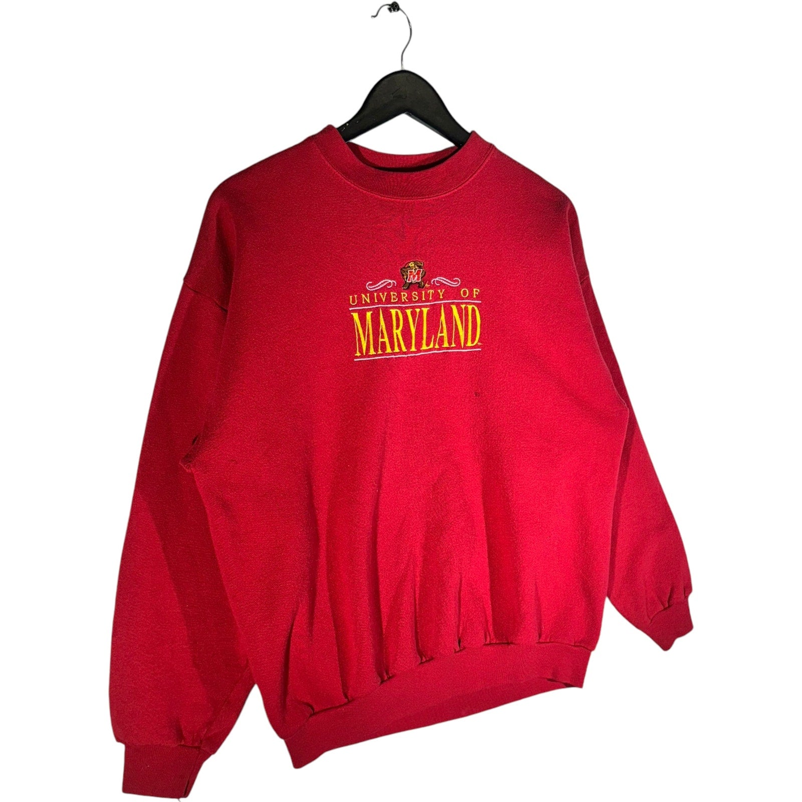 Vintage University Of Maryland Spellout Crewneck