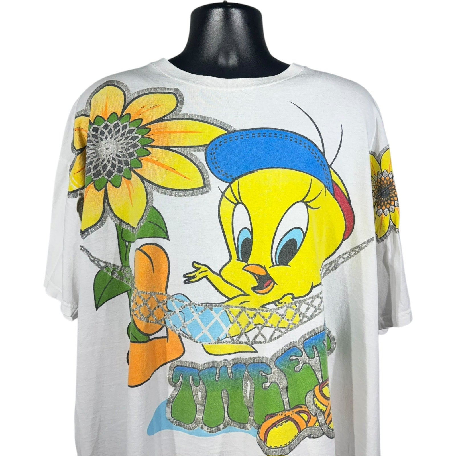 Vintage Looney Tunes Tweety Bird Jumbo Print Tee