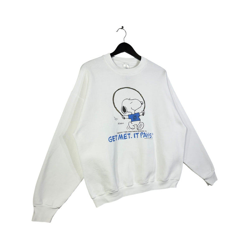 Vintage Fruit Of The Loom Snoopy Crewneck