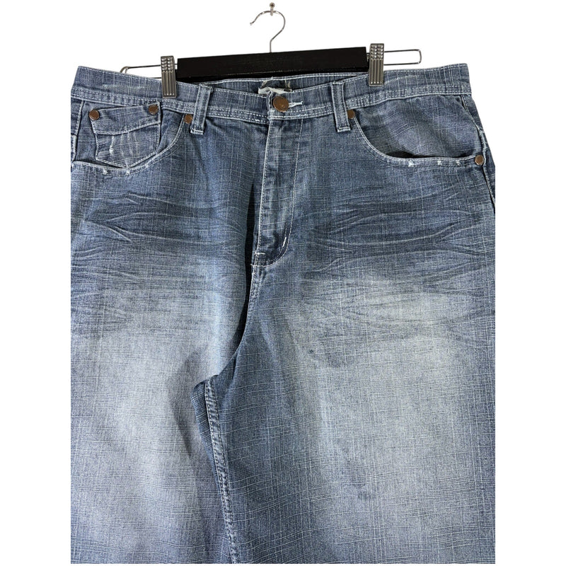 Vintage Brooklyn Xpress Wide Leg Denim Shorts 38