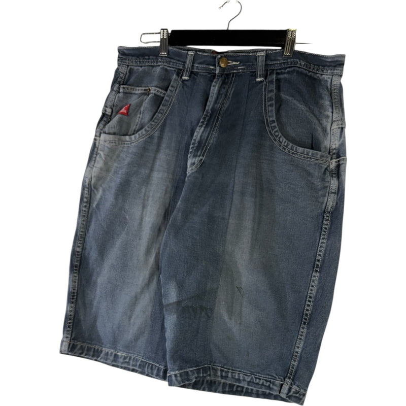 Vintage Machine Jeans Co Embroidered Denim Shorts 36
