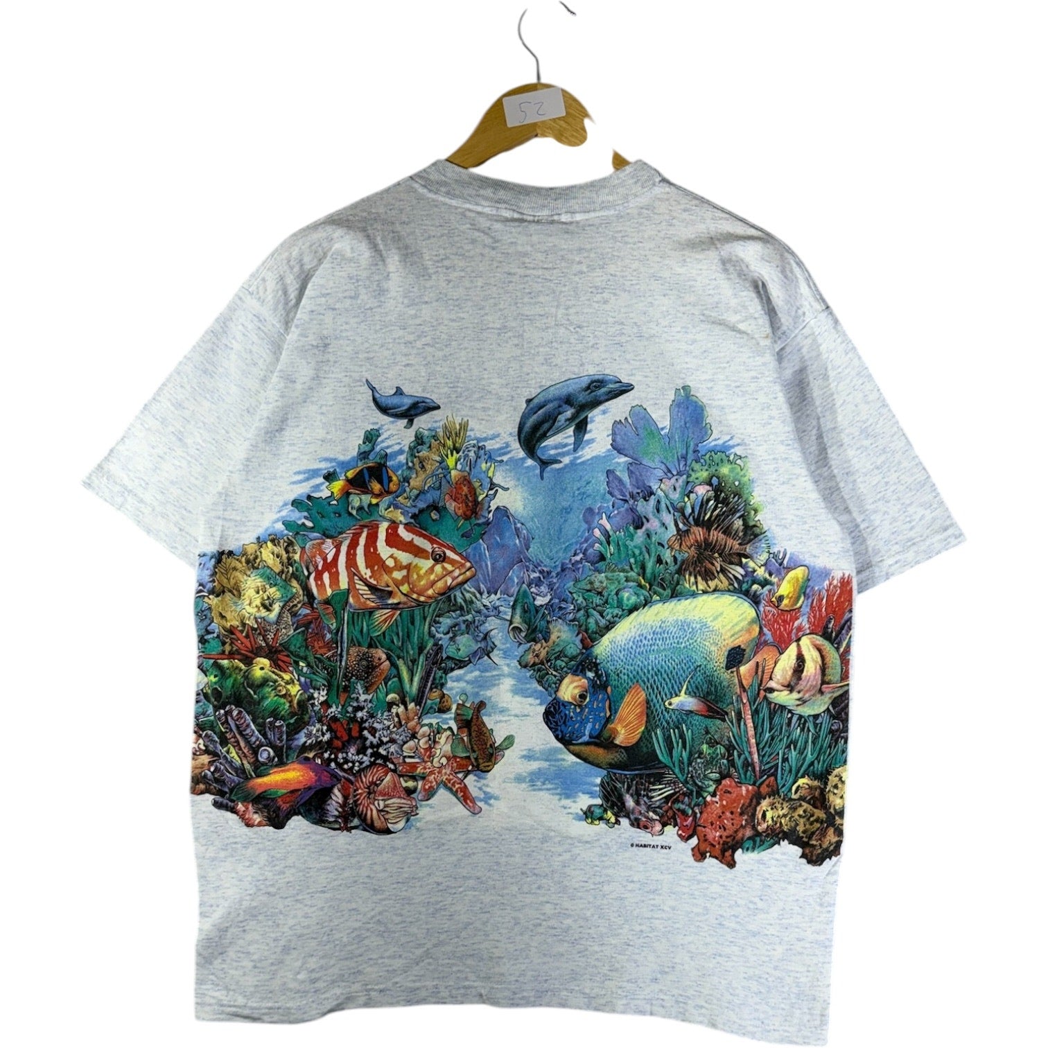 Vintage Mystic Aquarium Ocean Reef Graphic T-Shirt