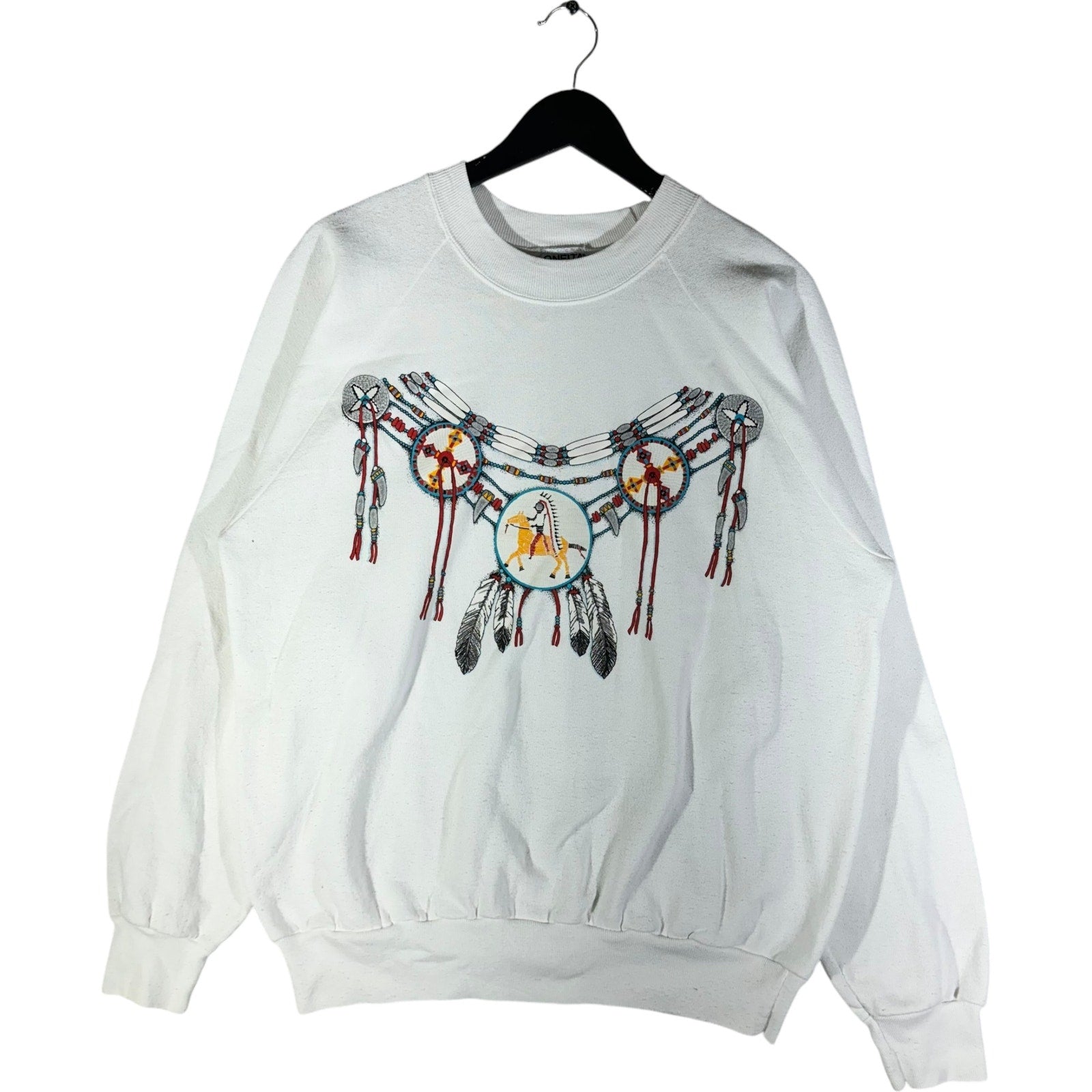 Vintage Native American Dream Catcher Crewneck