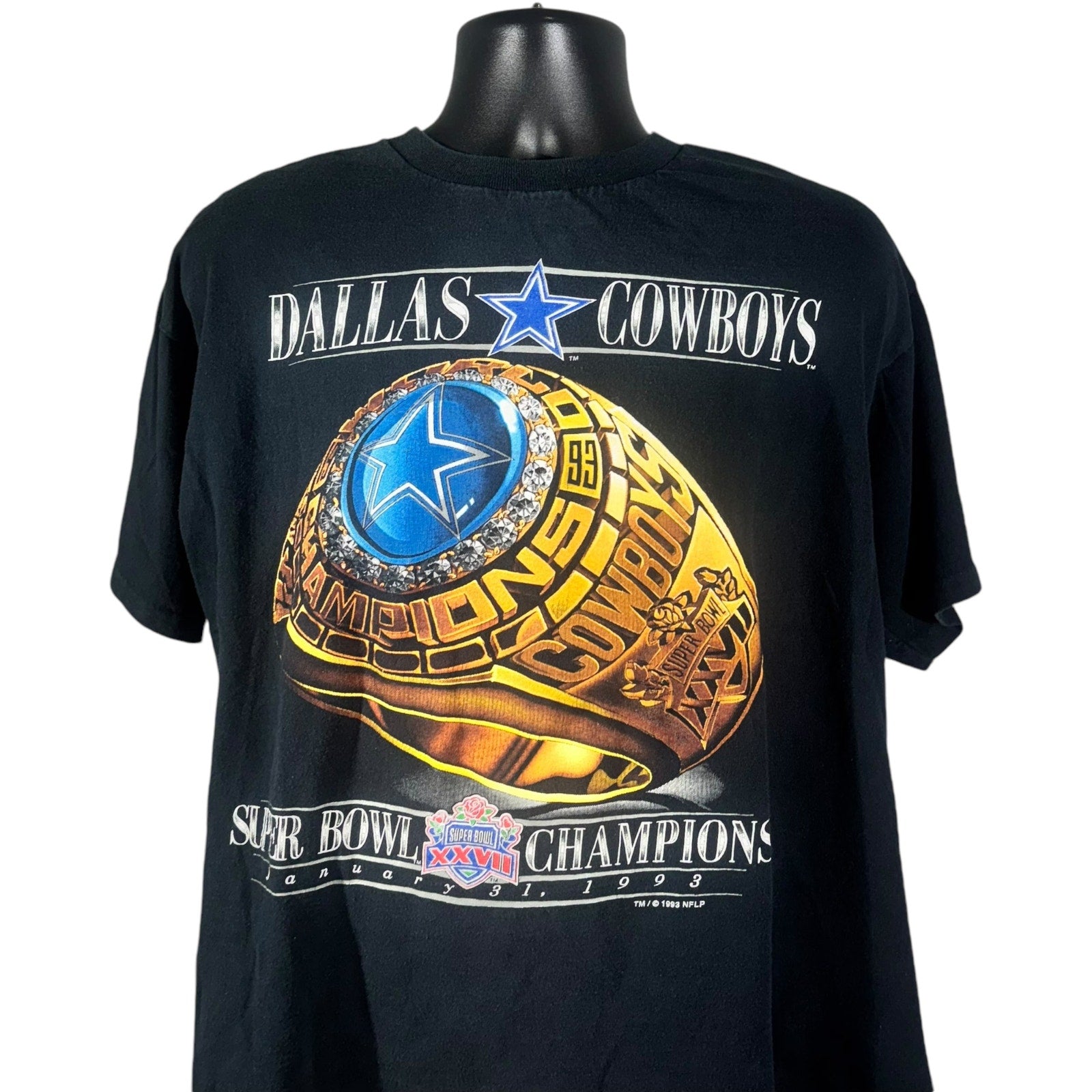 Vintage Dallas Cowboys Super Bowl Champions NFL Tee 1993