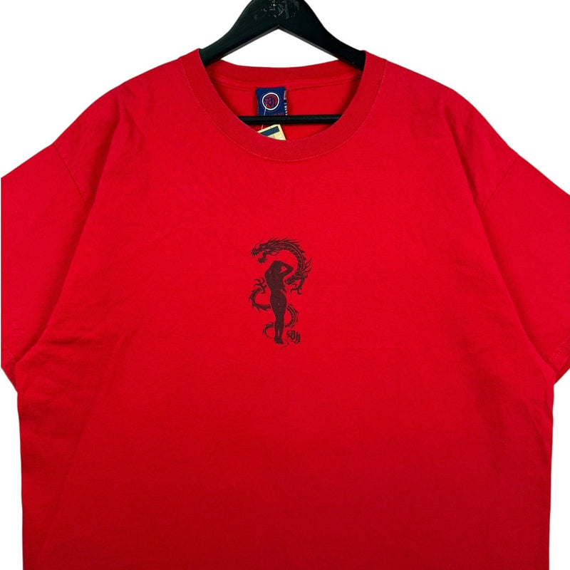 Vintage Sinful Dragon Tattoo Graphic T-Shirt