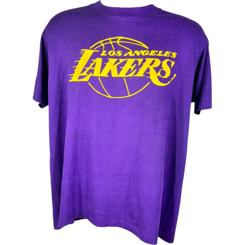 Vintage Los Angeles Lakers NBA Spellout Tee 80s