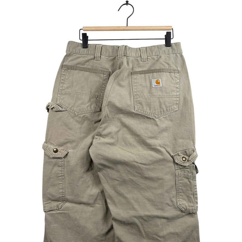 Vintage Carhartt Baggy Utility Carpenter's Cargo Pants 32x29
