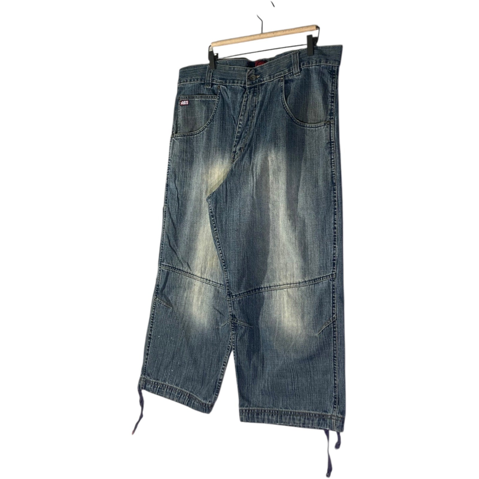 Vintage Mecca Wide Leg Denim Jeans 38
