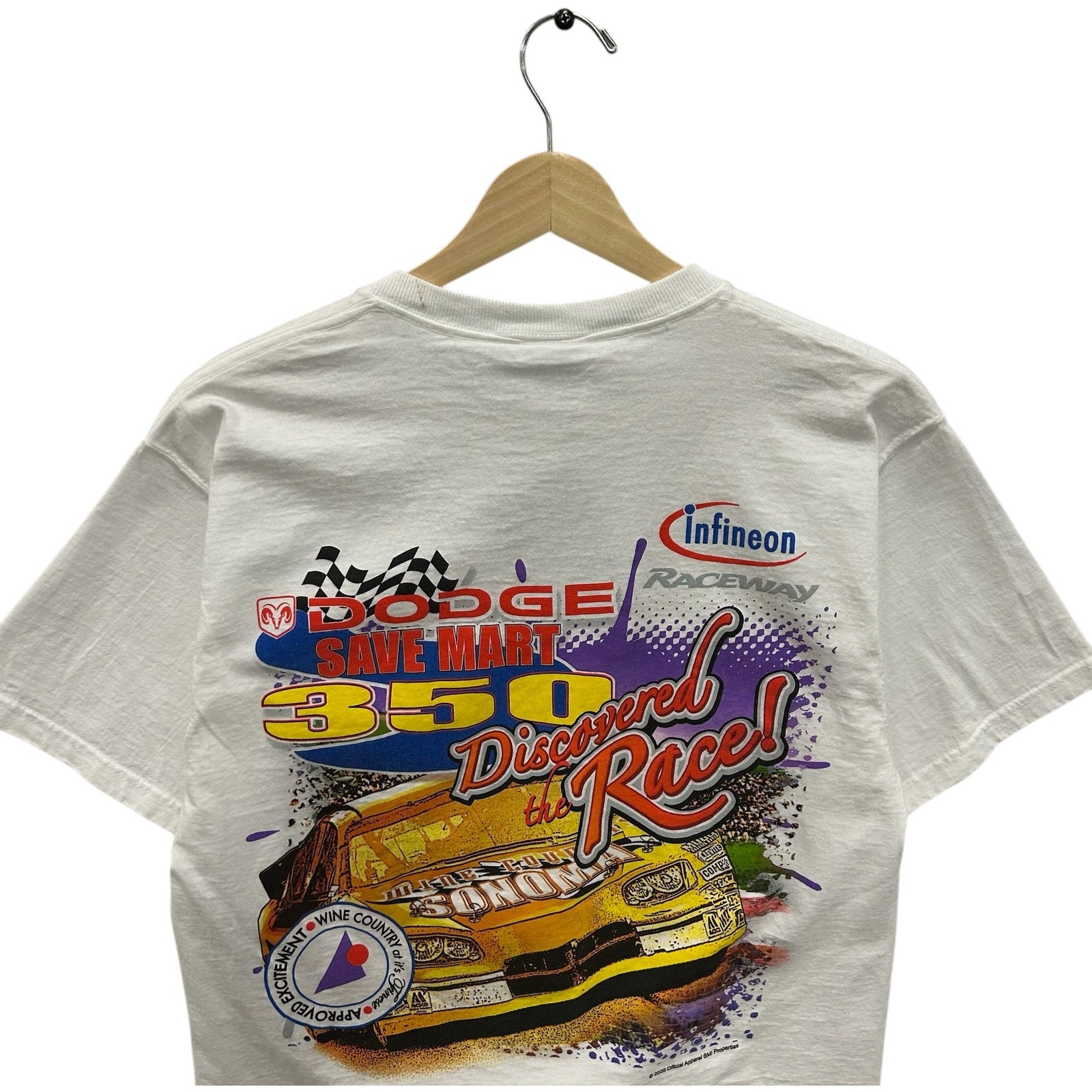 Vintage Dodge Save Mart 350 Infineon Raceway NASCAR Tee