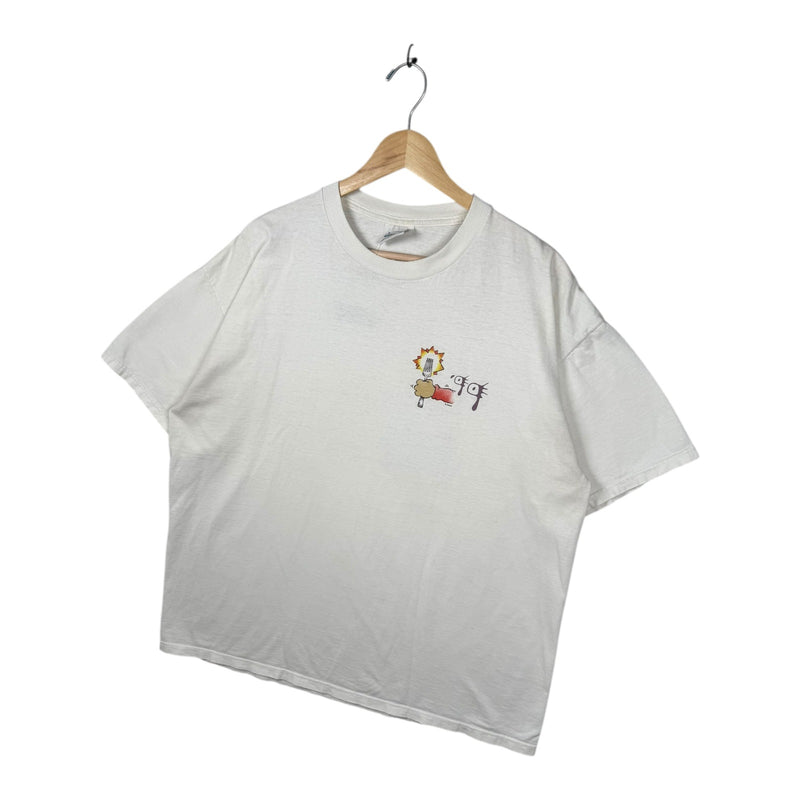 Vintage Graduation Cartoon Graphic T-Shirt