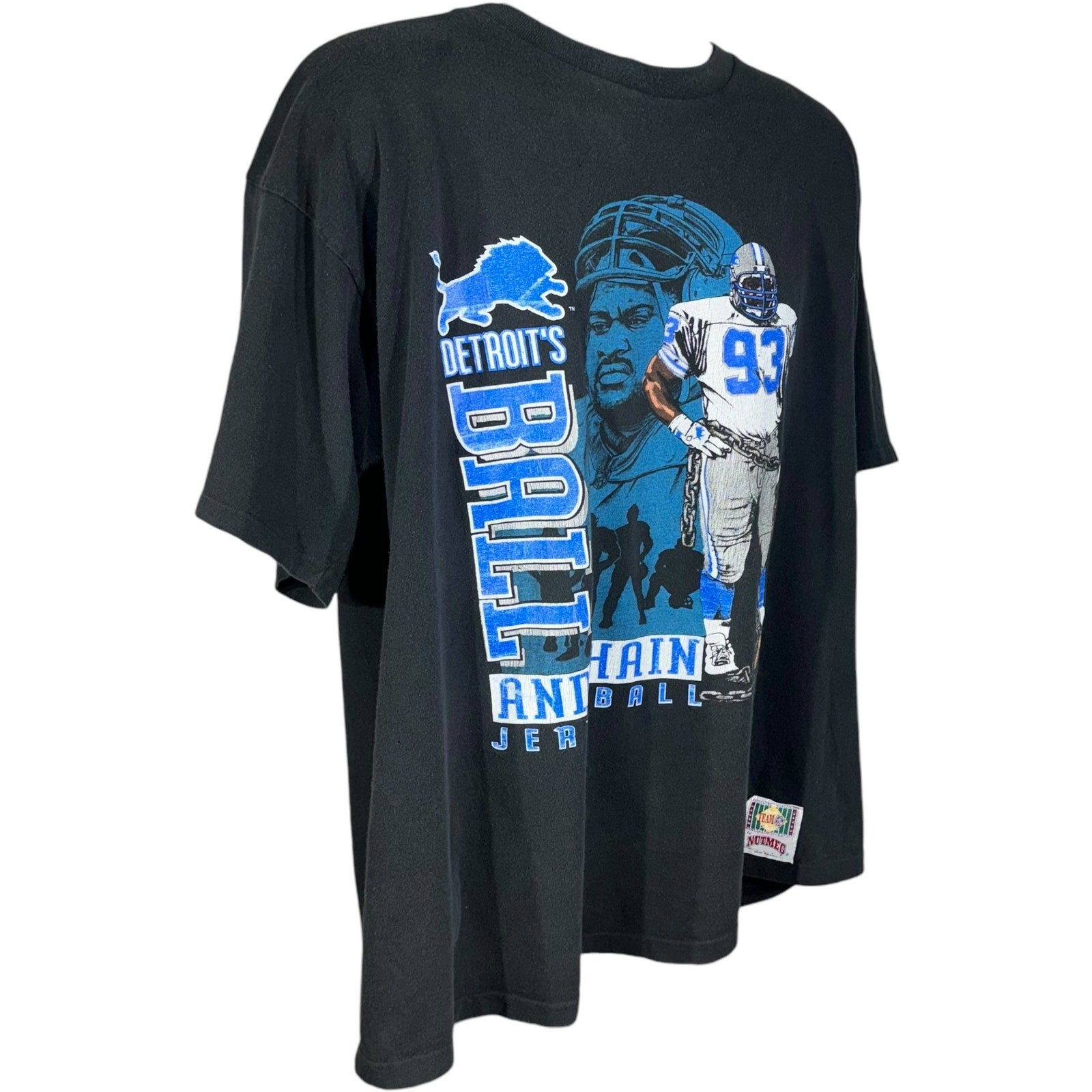 Vintage Detroit Lions Jerry Ball #93 NFL Tee