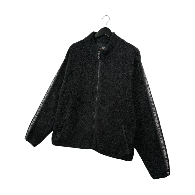 Vintage Harley Davidson Sherpa Fleece Full Zip Jacket