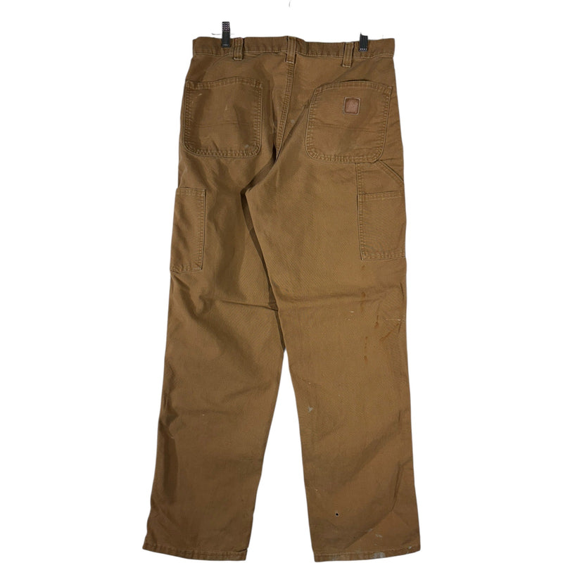 Vintage Carhartt Dungaree Fit Workwear Utility Carpenter Pants 33x34
