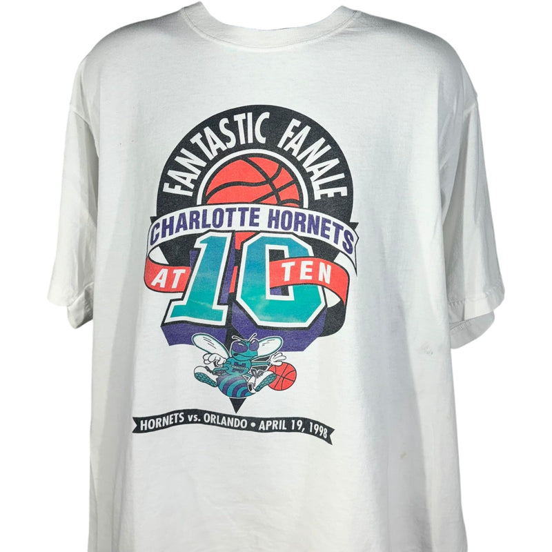 Vintage Charlotte Hornets vs Orlando Magic Tee 1998