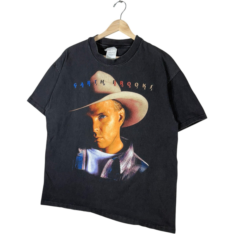 Vintage Garth Brooks Big Face Fresh Horses Tour Tee