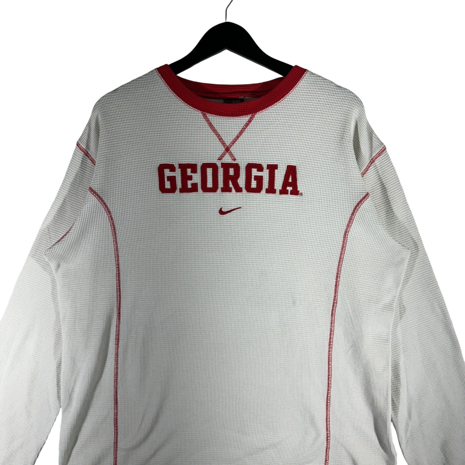 Vintage Nike Center Swoosh University of Georgia Thermal Long Sleeve