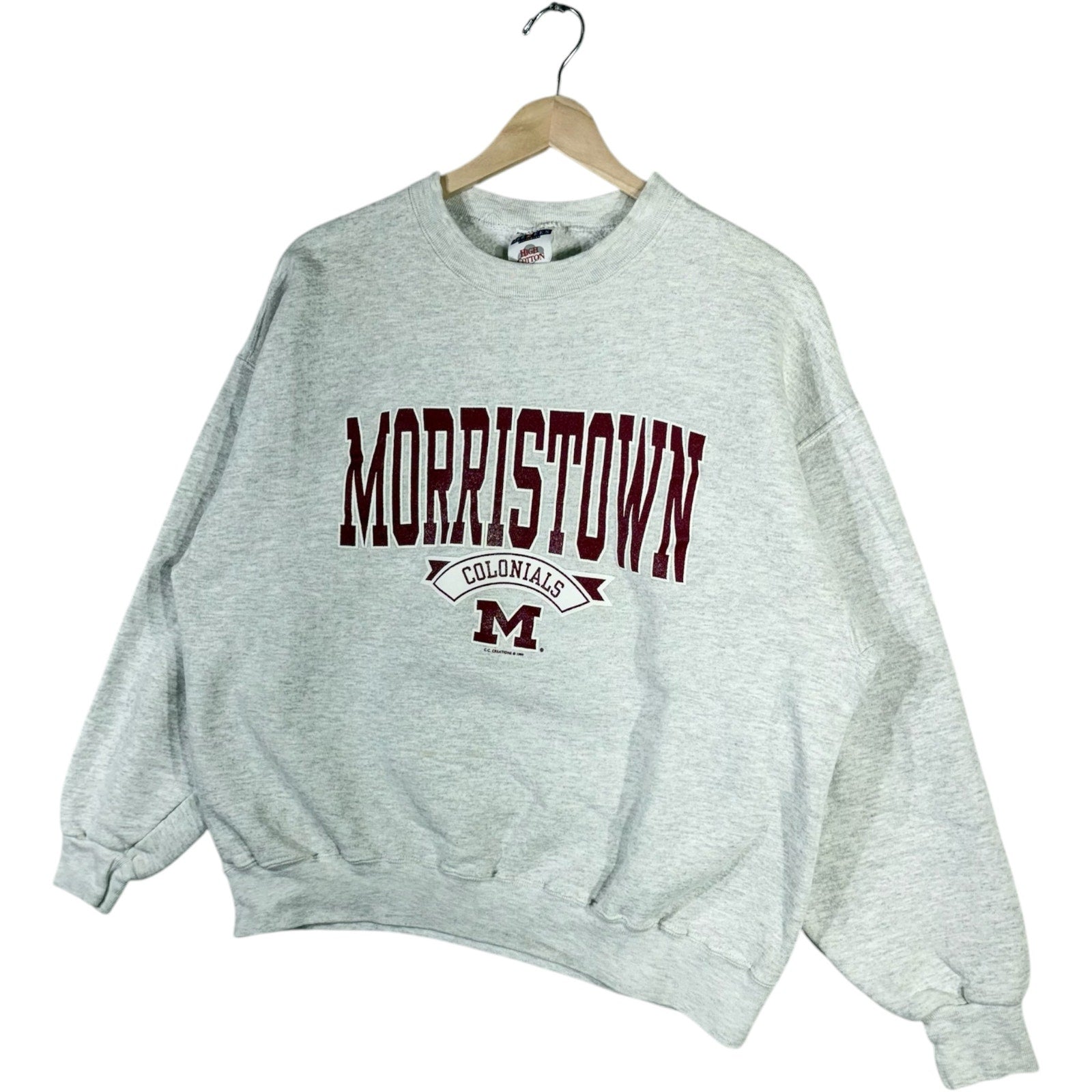 Vintage Morristown Highschool Colonials Crewneck