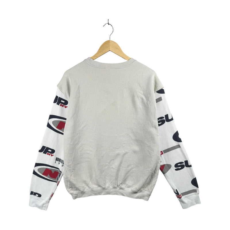 Vintage Nike Supreme Graphic Sleeve Crewneck