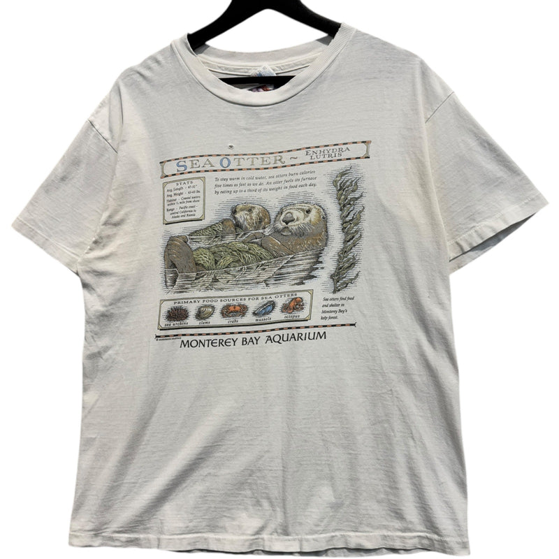 Vintage Monterey Bay Aquarium Sea Otter Tee 90s
