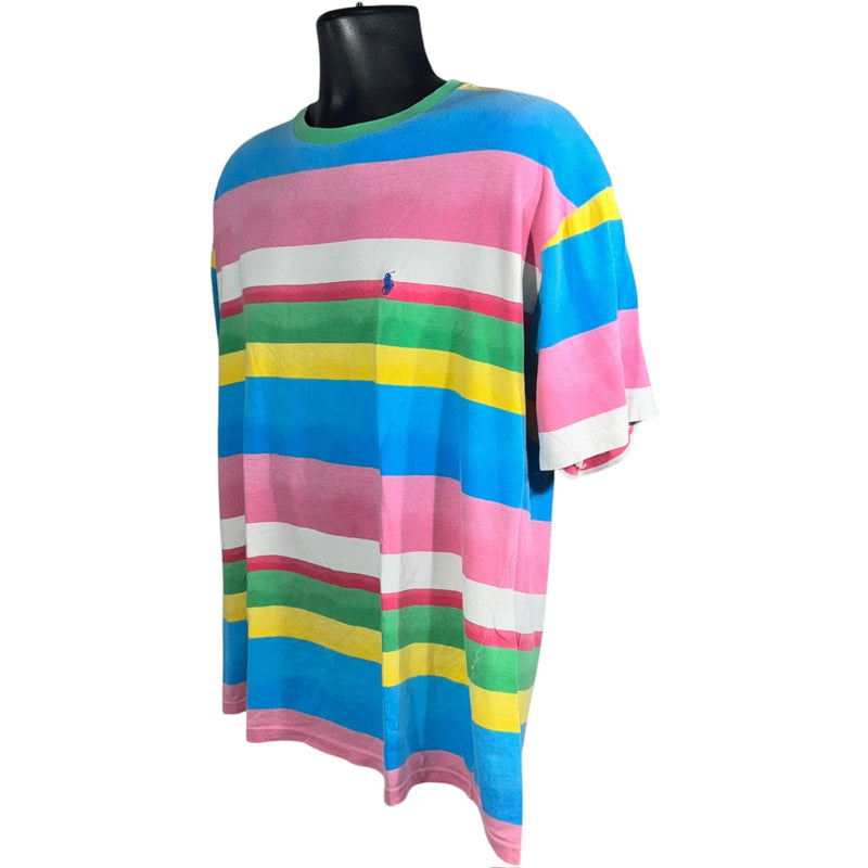 Vintage Polo Ralph Lauren Multicolor Striped Tee