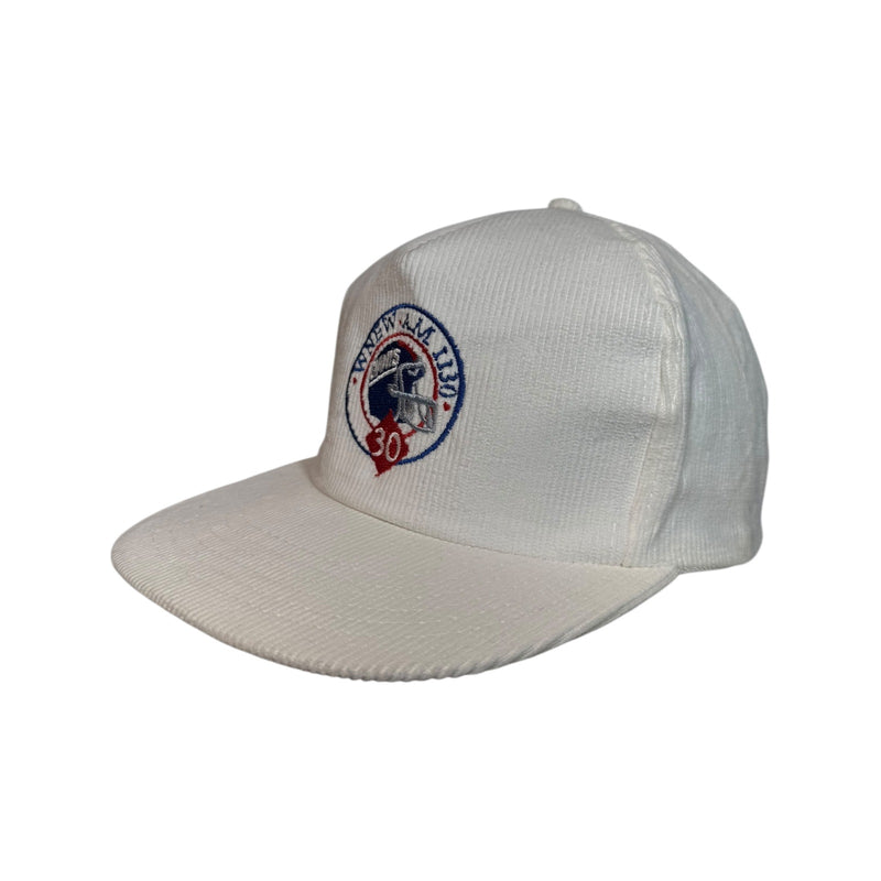 Vintage New York Giants WNEW-AM 1130 NFL Corduroy Snapback Hat