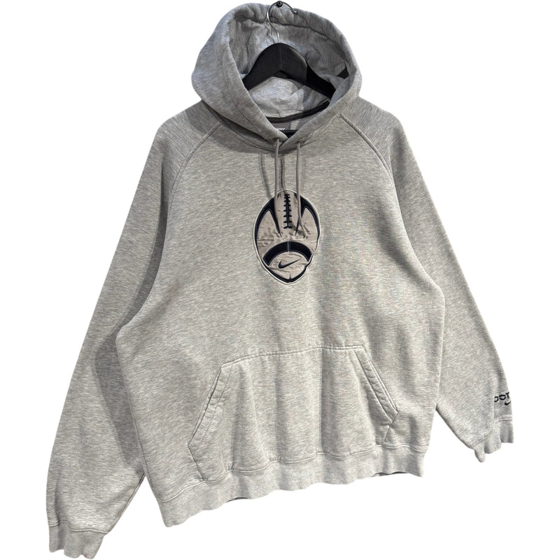 Vintage Nike Football Logo Embroidered Hoodie