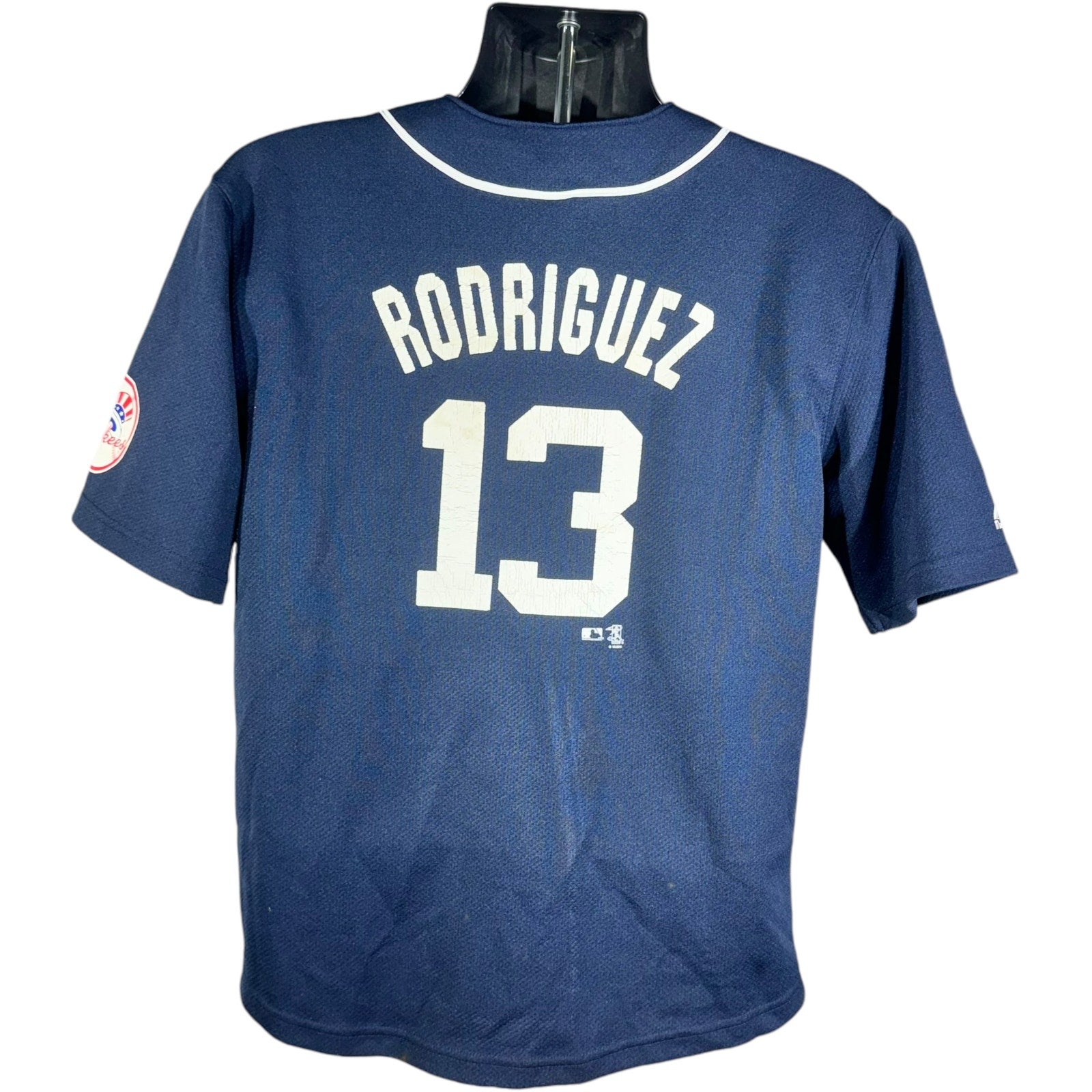 Vintage Majestic New York Yankees Alex Rodriguez # 13 MLB Jersey