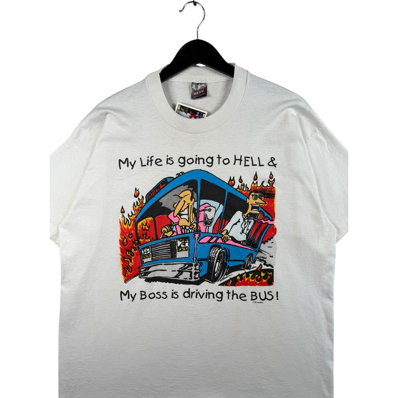 Vintage Graphic Tee My Life Is Going To Hell T-Shirt