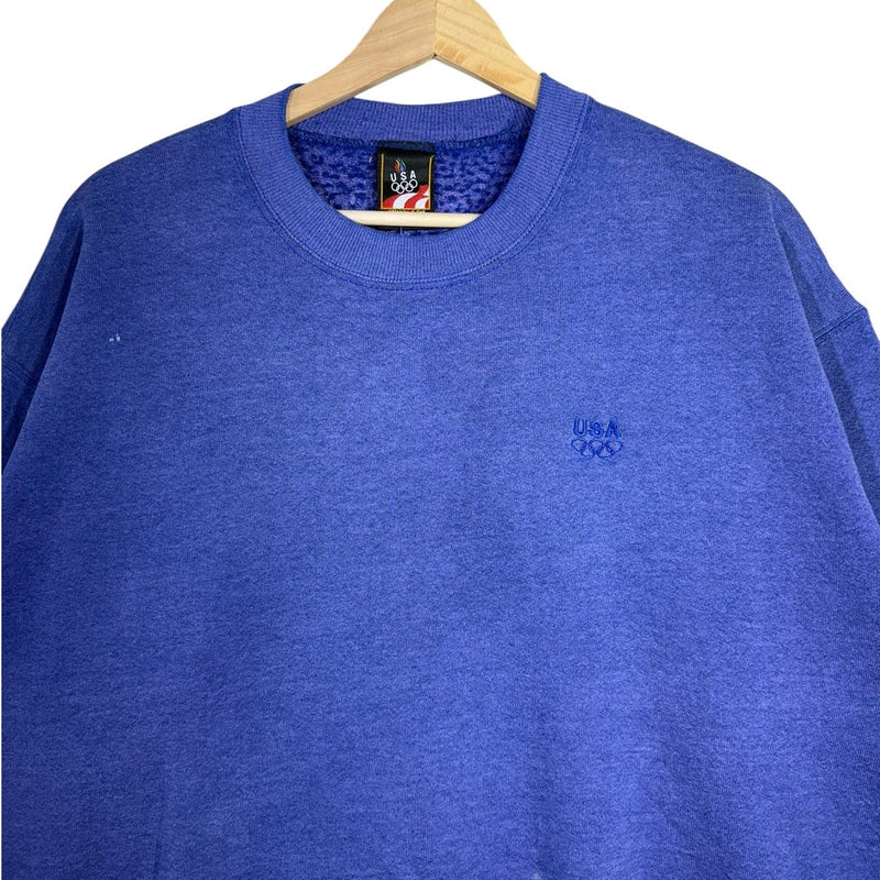 Vintage USA Olympics Logo Crewneck Large