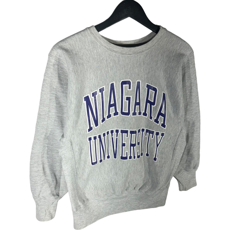 Vintage Niagara University Champion Reverse Weave Crewneck