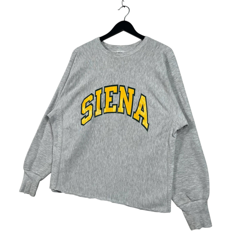 Vintage Champion Reverse Weave Siena College Spellout Crewneck