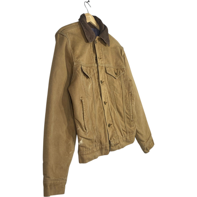 Vintage Carhartt Trucker Workwear Jacket Blanket Lined 6BWJP