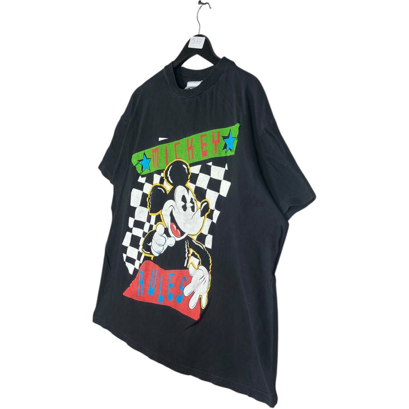 Vintage Disney Mickey Mouse Rules 90s T-Shirt