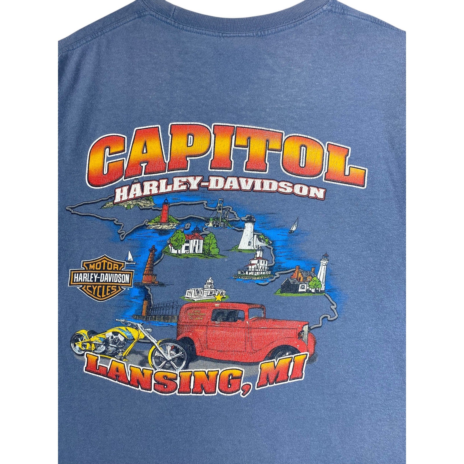 Vintage Harley Davidson Motorcycles T-Shirt