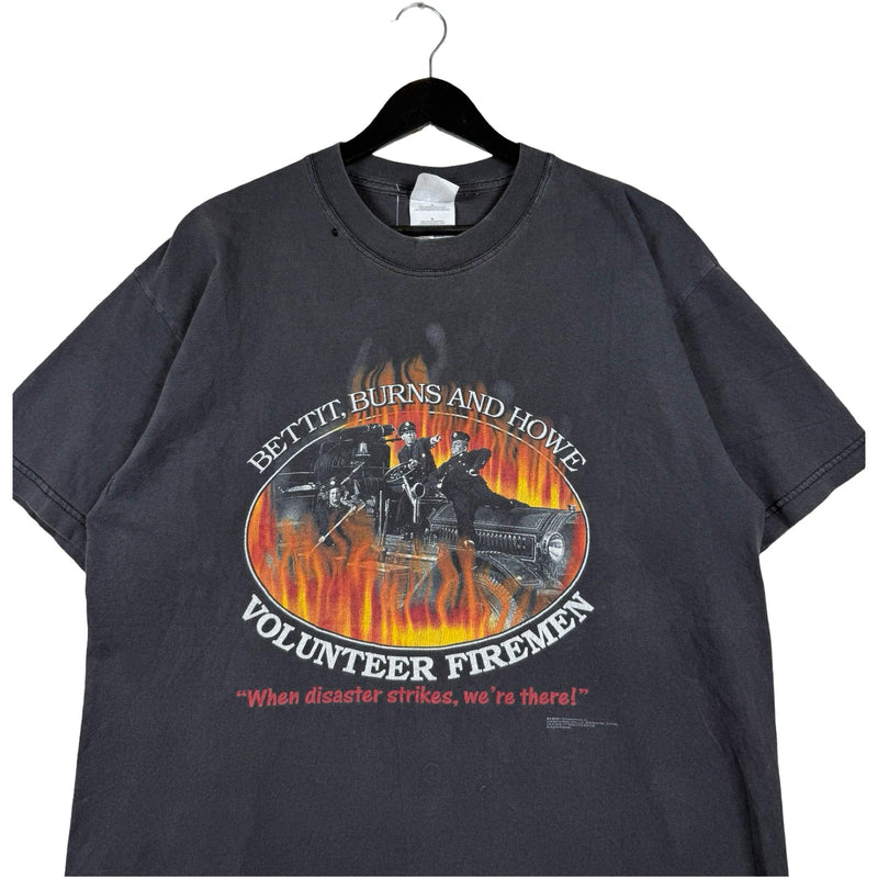 Vintage Volunteer Firemen Graphic T-Shirt