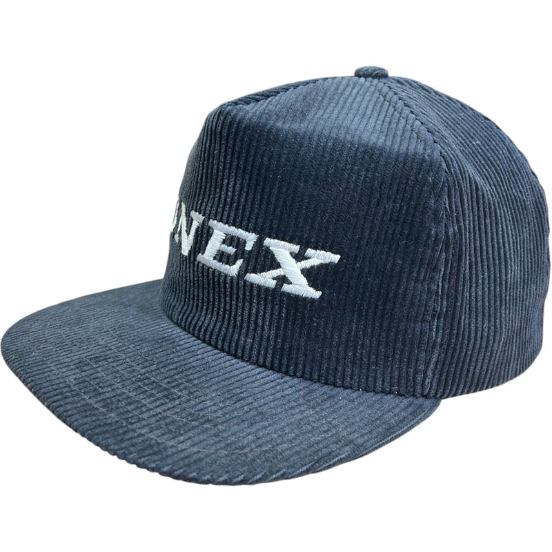 Vintage New Era Onex Spellout Corduroy Snapback Hat