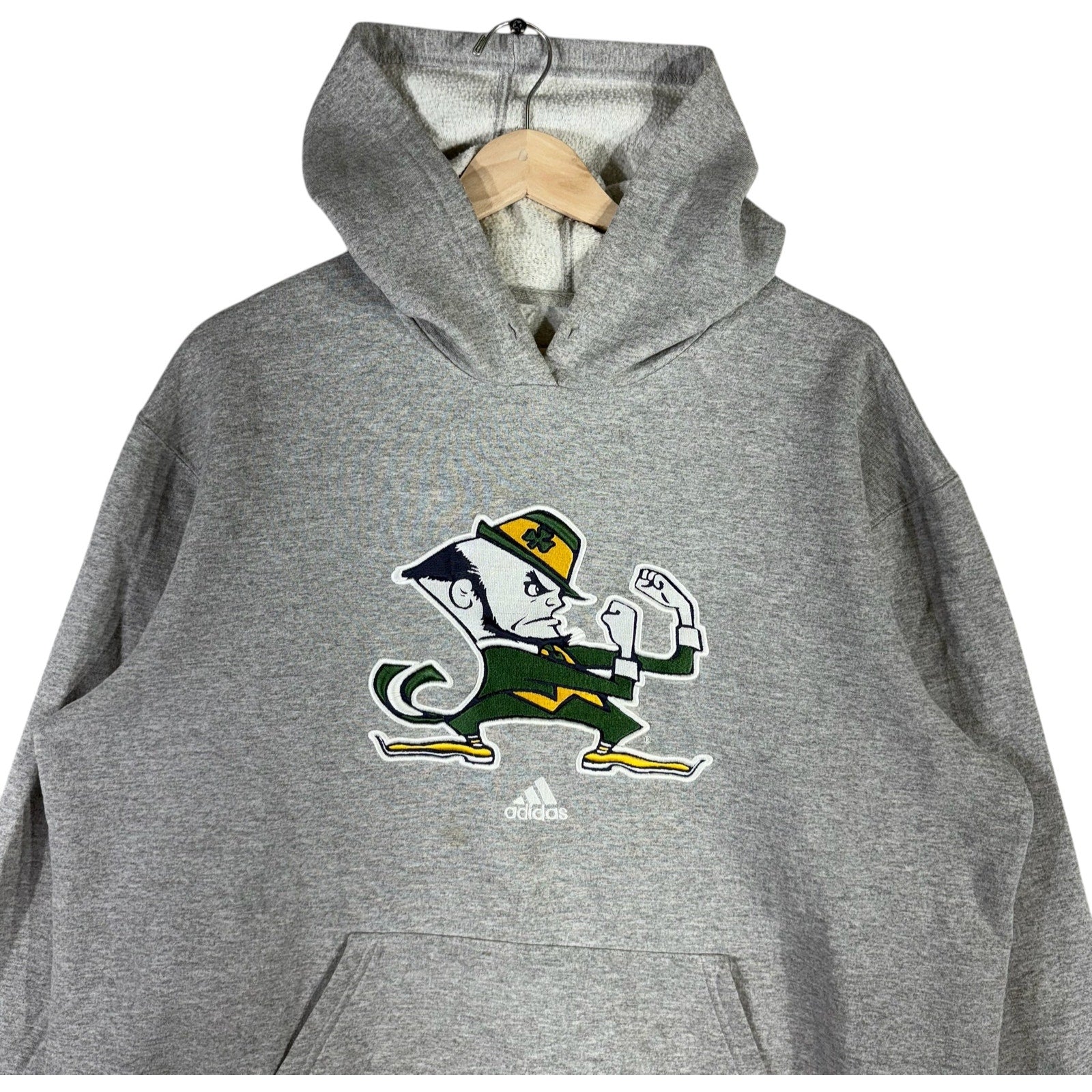 Vintage Adidas University of Notre Dame Hoodie
