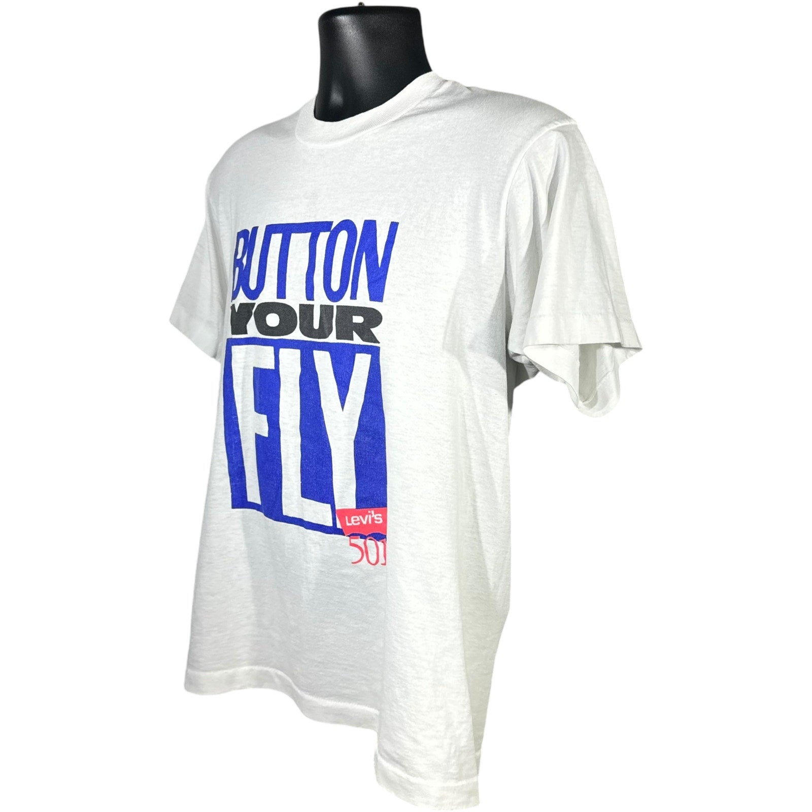 Vintage Levis Button Your Fly Tee