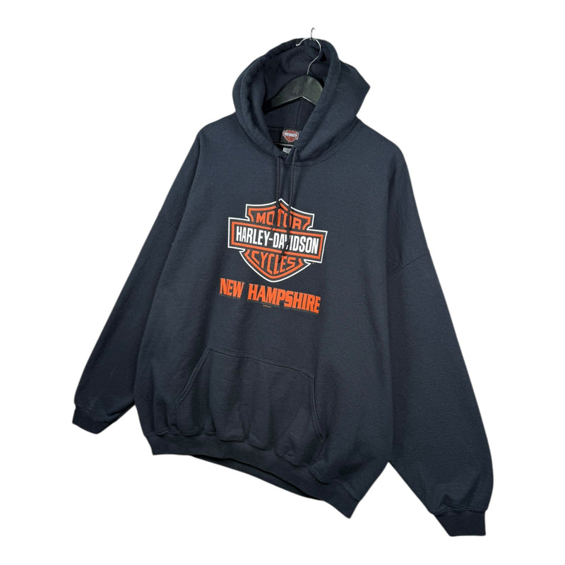 Vintage Harley Davidson White Mountain Graphic Hoodie