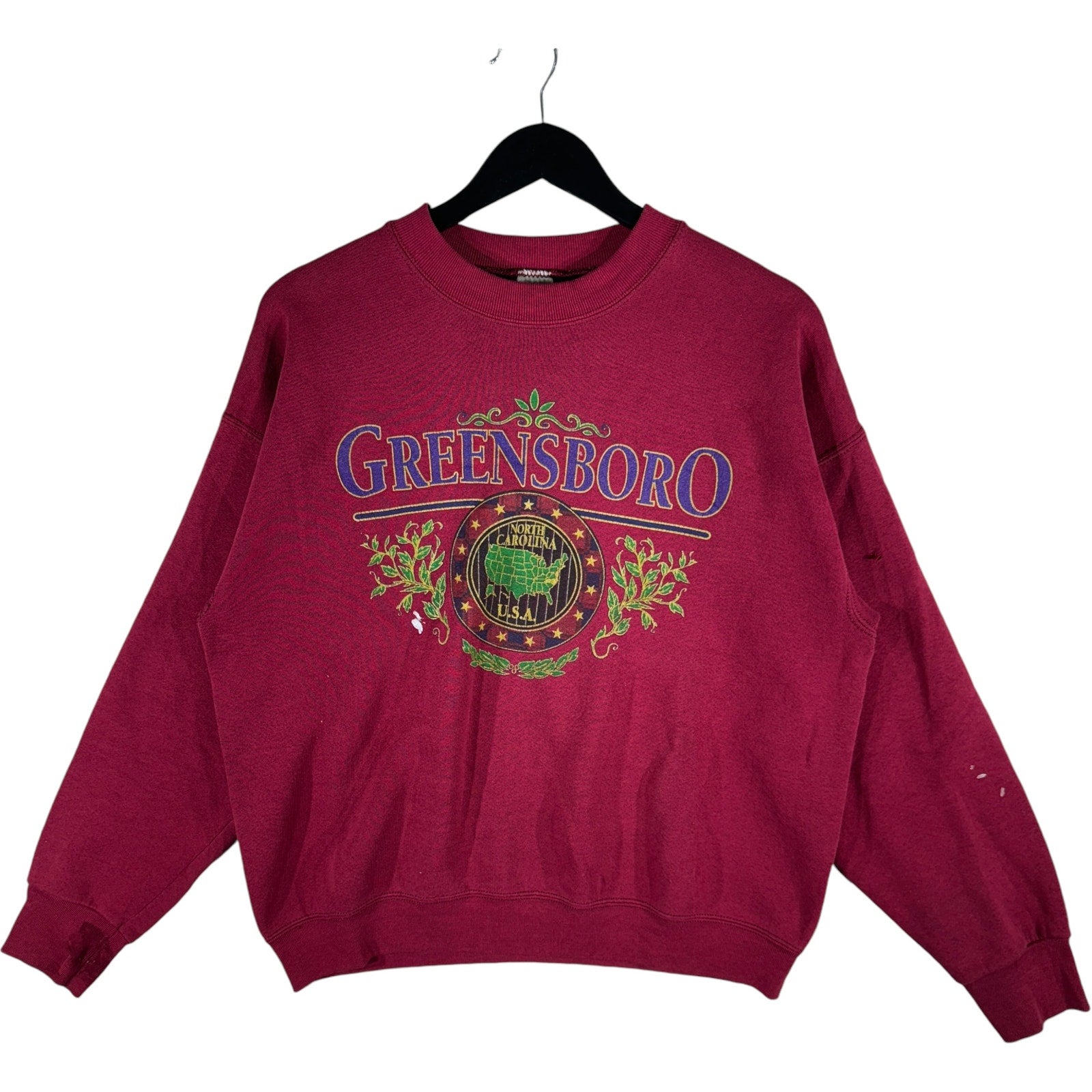 Vintage Greensboro North Carolina Souvenir Crewneck